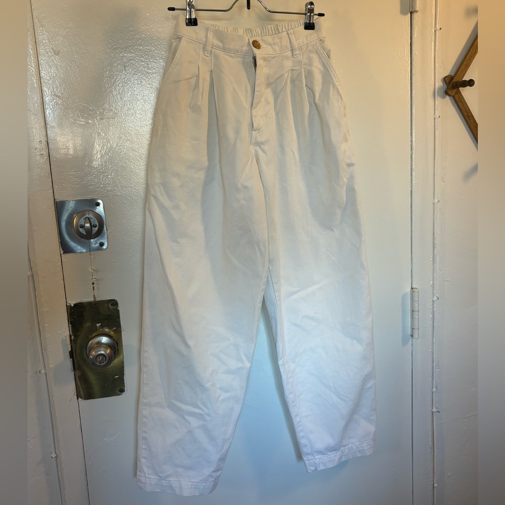 white big bud press trousers